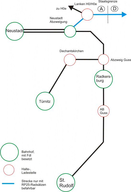 Linienplan BB-Ast