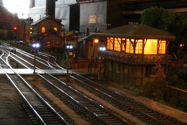 Ausfahrt Neustadt im D�mmerlicht