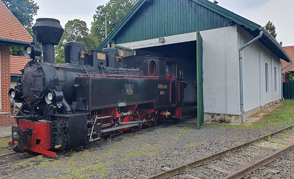 Dampflok fr den Zug nach Csmdr